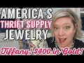 14K GOLD TIFFANY in this AMERICA S THRIFT SUPPLY 5lb Mystery Jewelry Jar Unboxing