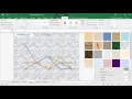 Formatting the Chart and Plot Areas in Excel