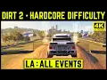 Download Lagu DIRT 2 - LA - ALL EVENTS - HARDCORE DIFFICULTY - 4K