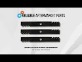 Toothed Mulching Mower Blades Fits John Deere EzTrak Z445 Z655 with 54 Deck