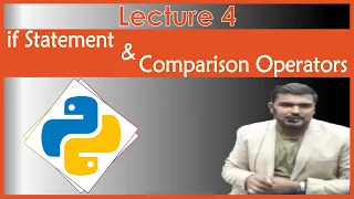 Python Programming Class 4 Conditional Statements using IF ELSE Comparison Operators