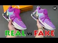 LEBRON WITNESS 7 Purple and Pastels REAL VS FAKE
