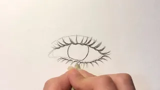 طريقة رسم العين من الصفر للمبتدئين How To Draw Eye 