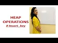 28 Insert key Heap Operation