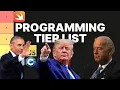 Presidents Attempt a Programming Tier List