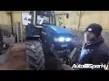 Fitting LED Headlights into a New Holland TM125