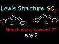 Lewis Structure of Sulphur Dioxide - SO2