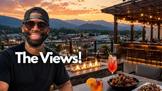 NEW ALTITUDES ROOFTOP RESTAURANT REVIEW FOOD BAR MOUNTAIN VIEWS IN GATLINBURG