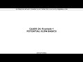 Aerodynamics Class 24 Potential Flow Basics Example 1