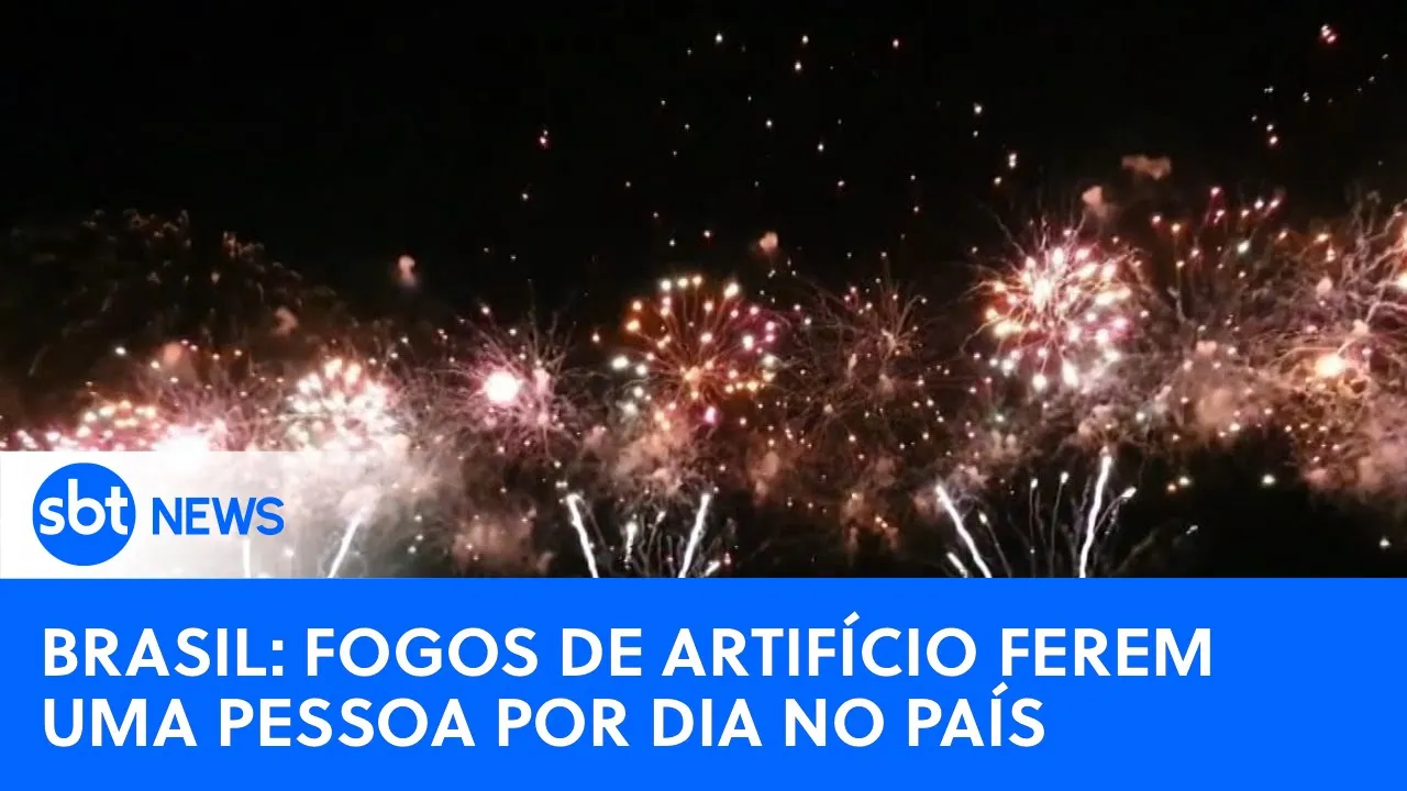 Brasil: Uma pessoa é ferida por dia pelo uso de fogos de artifício no país | Jornal da Semana