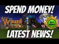 SPEND MONEY Wizard101 Latest News