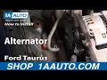 How to Replace Alternator 00-01 Ford Taurus