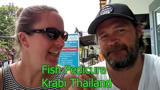 Fish pedicure in Krabi Thailand