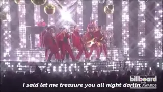 bruno mars treasure live billboard 2013 with lyrics 