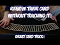 Remove Their Thought Of Card From BETWEEN THEIR HANDS Awesome Card Trick Performance And Tutorial