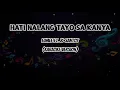 Hati Na Lang Tayo Sa Kanya | Eumee Capili ft. JC Santos | Karaoke Version