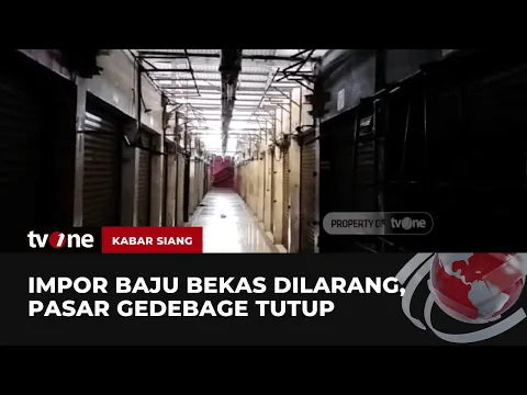 Setelah Adanya Larangan Thrifting Pasar Cimol Gedebage Tutup Sementara