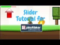 Unity Sliders Tutorial Using Playmaker