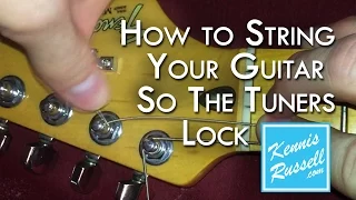 How to Lock Your Tuners No Slip Better Tune