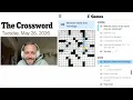 Trying not to go on Auto-Check on Tuesday Pt 12 NYT New York Times Crossword May 26 2026