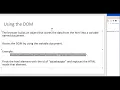 6 HTML Document Object Model DOM