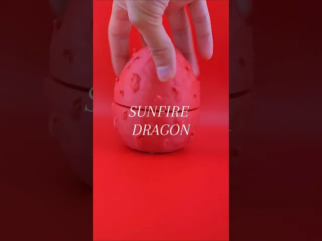 SUNFIRE DRAGON with Matching egg / Articulated Fidget Toy / Keychain video thumbnail