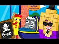 Numberblocks 9 Turn into Baby to Get Free Buffet Numberblocks fanmade coloring story