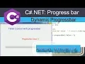 c progress bar dynamic progress bar in c net c net tutorial avadh tutor