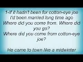 Download Lagu Rednex - Cotton Eye Joe Lyrics