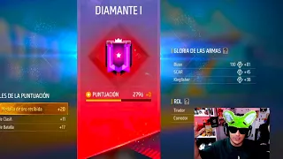 😱 jugando FREE FIRE en MOBILADOR hasta llegar a heroico