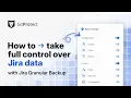 Jira Granular Backup in GitProtect how it works