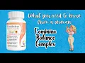 NutraBlast Feminine Balance Complex 60 Capsules Detox Cleanse Probiotics Supports Health