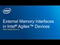 On-Chip Debugging of Memory Interfaces in Intel Agilex Devices