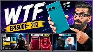 BGMI Lite Launch | Huawei PURA X View | iPhone Duo? | Buds Neo? | Episode 213 | Technical Guruji🔥🔥🔥