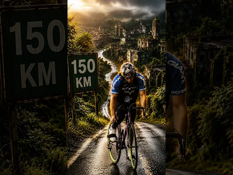 EU PEDALEI 150KM ATÉ UMA CIDADE ABANDONADA!