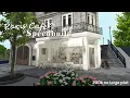 building a cafe in my city 200k no large plot bloxburg speedbuild