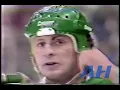 NHL Oct 27 1984 Paul Holmgren MIN v Torrie Robertson HFD spear x2 Feeds HL Minnesota North S