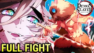 inosuke kanao u0026 shinobu vs doma full cinematic fight demon slayer 