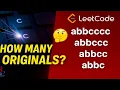 Leetcode 3330 - Find the Original Typed String I Clumsy Typing Problem Solved in Java