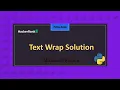 Text Wrap Python Series HackerRank Series Abhishek Kumar
