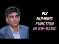 FIX NUMERIC FUNCTION IN GW-BASIC Practical Example in GW-BASIC Detailed Explanation