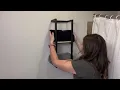 Stylish Functional 2-Tier Bathroom Shelf Modern Towel Decor Storage Grandmix