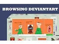 Browsing Deviantart Weird Comic Account