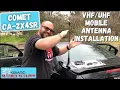 Download Lagu Comet CA-2x4SR VHF/UHF Mobile Antenna Installation \u0026 On Air Test