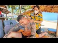She Didn t Hold Back Very STRONG Beach Massage Da Nang Vietnam