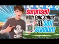 VIP SUITES AT SOFI STADIUM BEFORE SUPERBOWL
