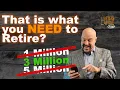 You need 3 Million to Retire Successfully Can you retire now in 2025