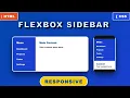 Flexbox Sidebar Layout Responsive HTML CSS Tutorial for a Real Client