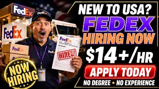 FedEx Jobs in the USA No Degree Immigrants Newcomers Welcome