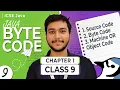 L009 What is ByteCode in Java Class 9th ICSE Computer Applications Java